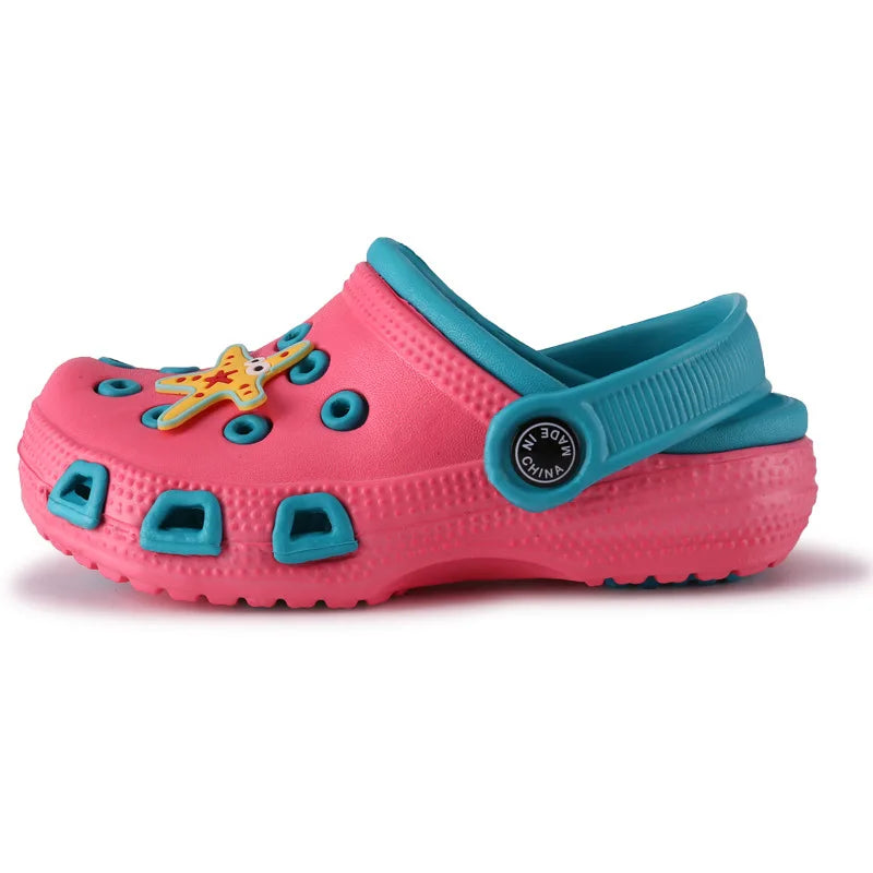 Children Mules Clogs Kids Summer Garden Cute Cartoons Shoes