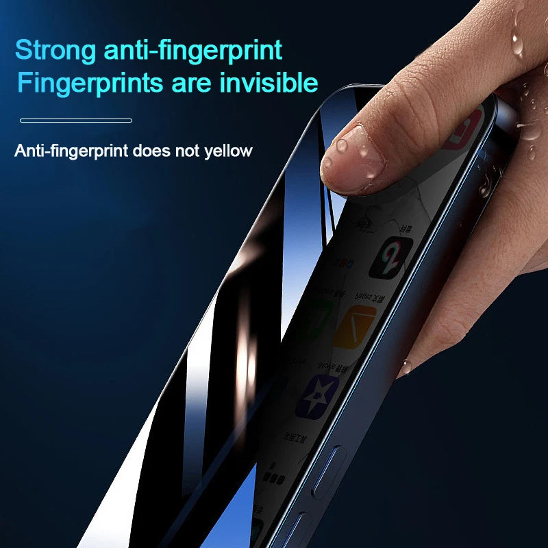 Anti Spy Tempered Glass For iPhone 16 14 13 11 15Pro Max Mini 7 8 Plus Privacy Screen Protector for iPhone 15 X XR XS MAX