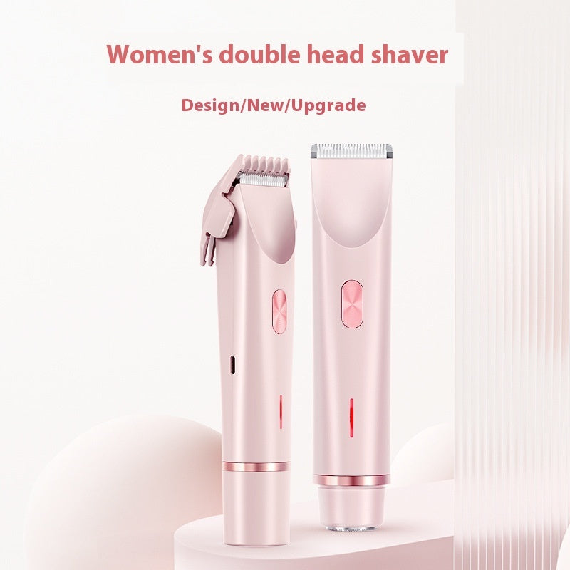 2 In 1 Hair Remover Women's Public Hair Trimmer Electric Razor