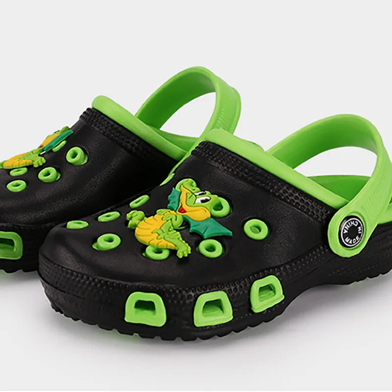 Children Mules Clogs Kids Summer Garden Cute Cartoons Shoes