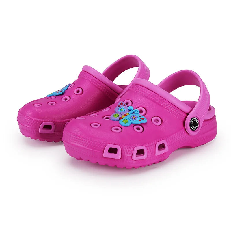 Children Mules Clogs Kids Summer Garden Cute Cartoons Shoes
