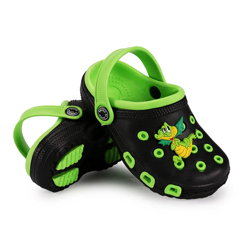 Children Mules Clogs Kids Summer Garden Cute Cartoons Shoes