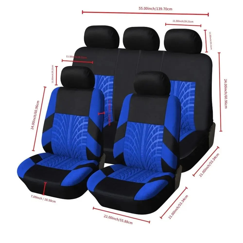 Car Seat Covers Full Set Universal Cloth