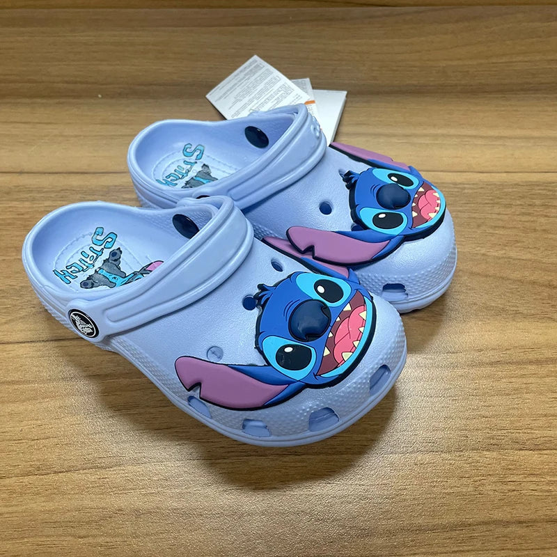Stitch Cartoon Anime Solid Waterproof Slippers Outdoor Sandals