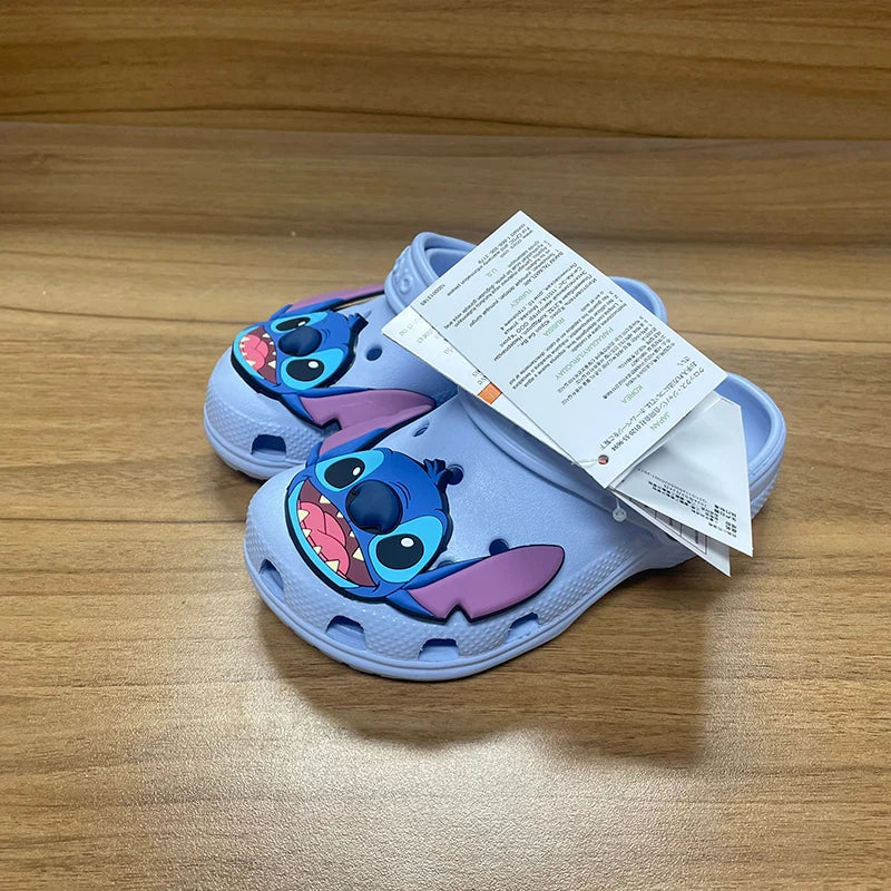 Stitch Cartoon Anime Solid Waterproof Slippers Outdoor Sandals