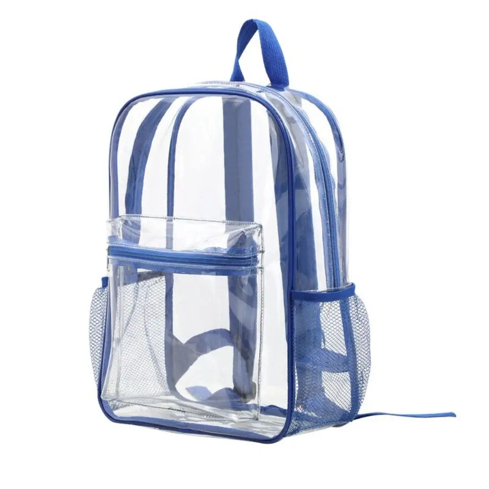 Waterproof Transparent Pvc Bag Student Visible Backpack