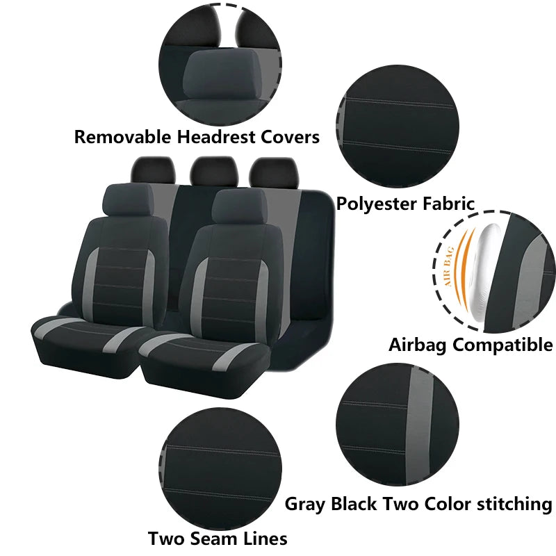 AUTO PLUS Universal Fabric Car Seat