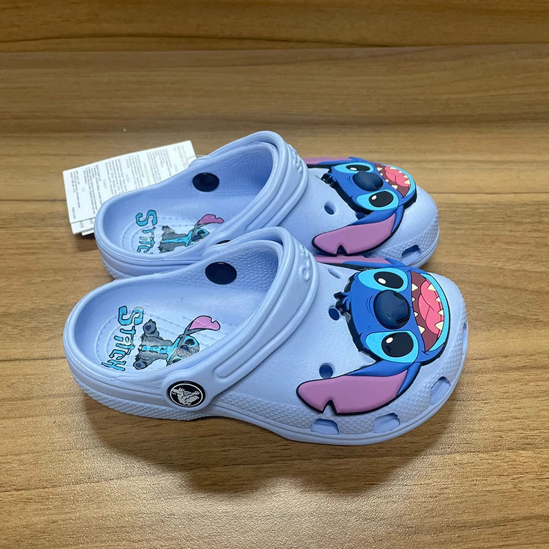 Stitch Cartoon Anime Solid Waterproof Slippers Outdoor Sandals