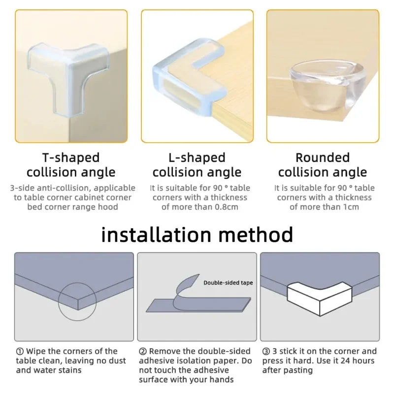 Baby Safety Silicone Edge Protector Children Anti Collision Edge Guards