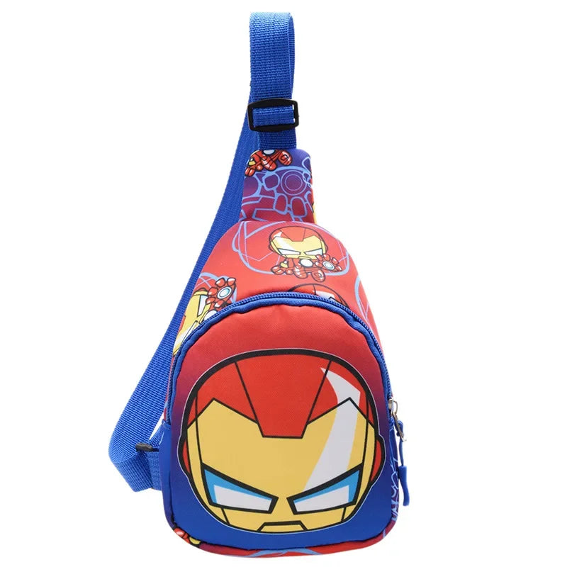 Children Boys and Girls Chest Bag Cute Cartoon Mickey Mouse Backpack
