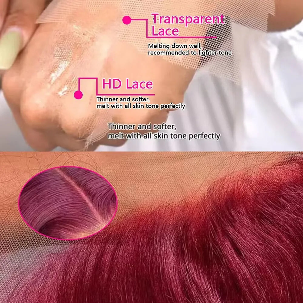 HD Lace Frontal Human Hair Brazilian Lace Wigs