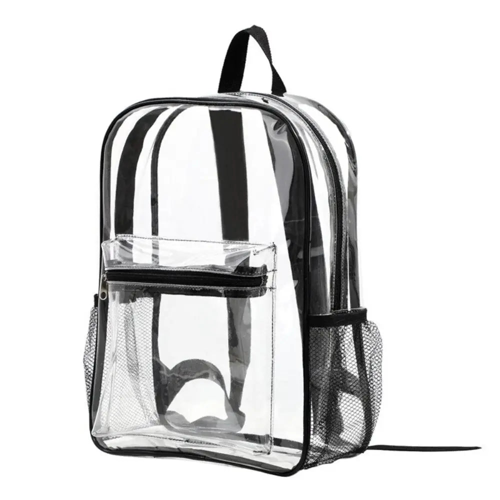 Waterproof Transparent Pvc Bag Student Visible Backpack