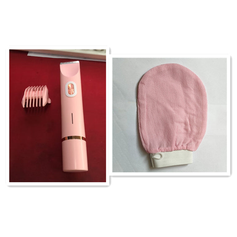 2 In 1 Hair Remover Women's Public Hair Trimmer Electric Razor