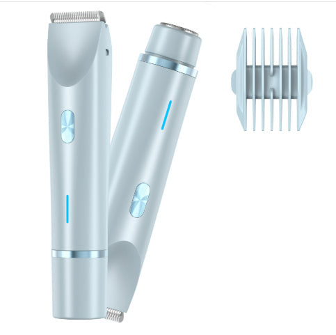 2 In 1 Hair Remover Women's Public Hair Trimmer Electric Razor