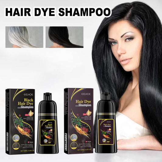Black Hair Shampoo Polygonum Multiflorum Essence Moisturizing, Cleaning,and Repairing