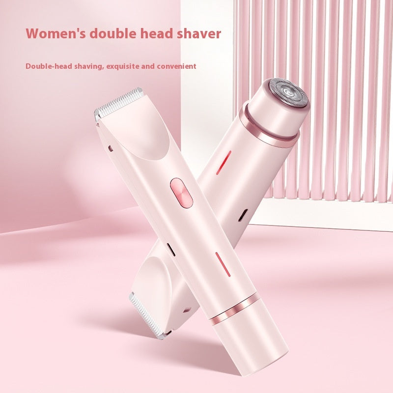 2 In 1 Hair Remover Women's Public Hair Trimmer Electric Razor